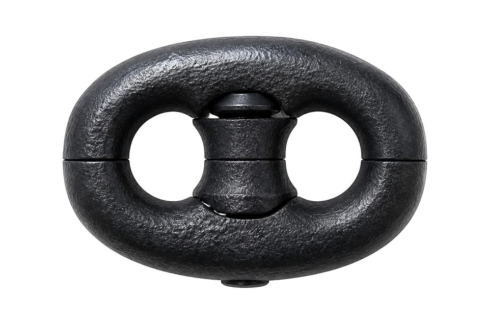Kenter joining shackle for stud-link anchor chain