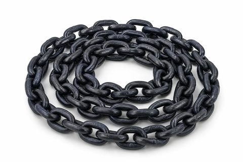 Grade 80 black alloy short-link lifting chain